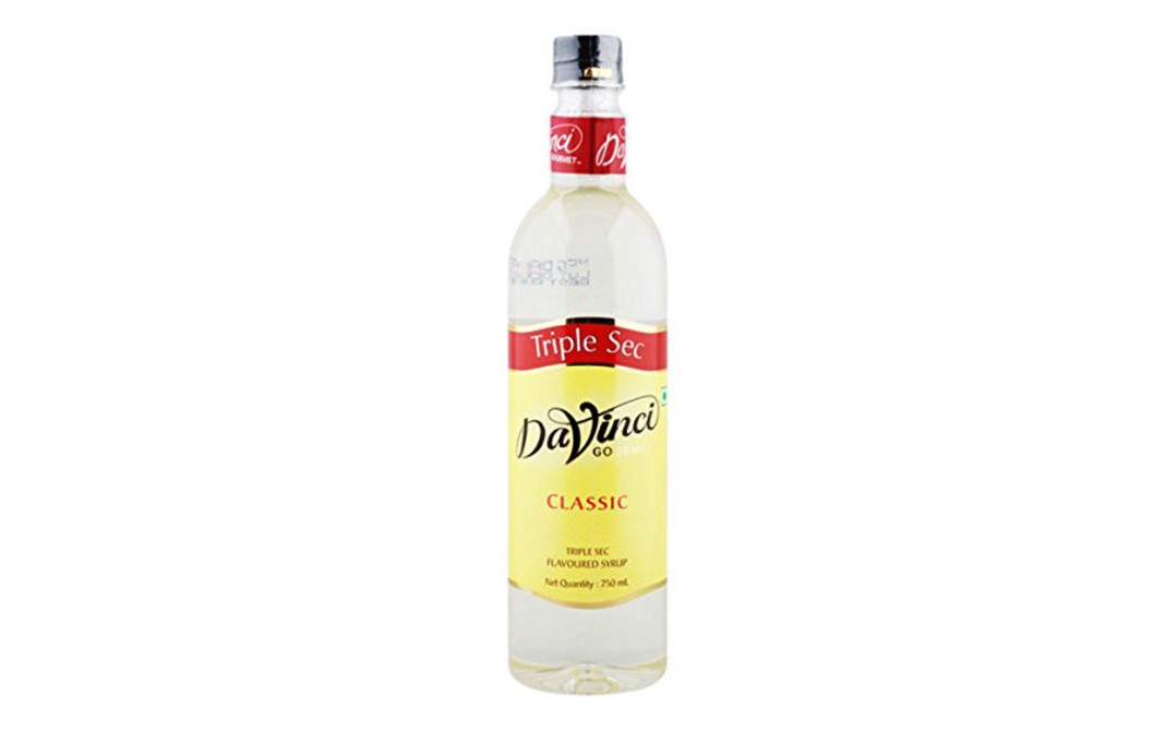 Davinci Classic Triple Sec Flavoured Syrup   Glass Bottle  750 millilitre